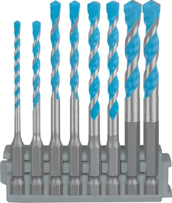 Immagine prodotto di BOSCH 2608901455 BOSCH EXPERT HEX-9 Multi Construction Mehrzweckbohrer-Set, 8-teilig