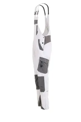 Produktbild von Damen Latzhose Norit weiß/zink Größe 40