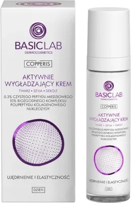 Produktbild von BASICLAB glättende Tagescreme für Gesicht, Hals und Dekolleté 50ml