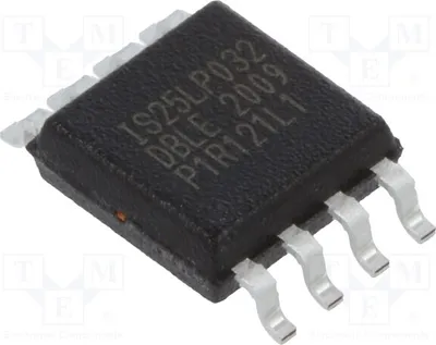 Produktbild von 1x FLASH Speicher 32Mbit 133MHz 2,3÷3,6V DTR,QPI,  SOP8 IS25LP032D-JBLE Serielle F
