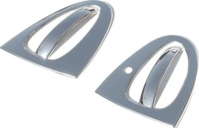 Zdjęcie produktu dla Nakładki na klamki drzwi do Smart ForTwo 2007-2015, stal nierdzewna, srebrne, 4 szt