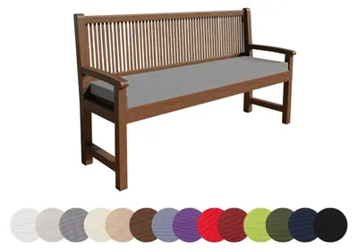 Productafbeelding van Waterafstotend Bankkussen 170x50x5 cm, Grijs