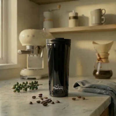Obrázok produktu pre Cestovný pohár Any Morning, termo pohár – odolný proti vytekaniu a vhodný na každodenné použitie