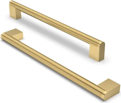 Obrázok produktu pre Kľučky z nehrdzavejúcej ocele - 10 kusov - Brúsená mosadz - 224 mm