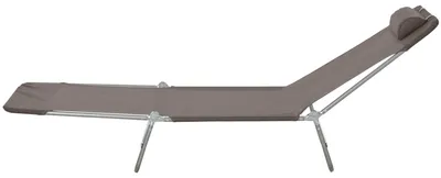 Produktbild von Outsunny Lounger Liegestuhl für draußen Relaxliege Liege für Bad Zweibeiner 4 Farben AU-1107-FQU8