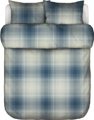 Produktbild von Marc O' Polo Flanell-Bettwäsche-Garnitur Phia Farbe Stormy blue Größe 135x200+80x80