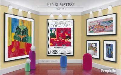 Produktbild von Briefmarken Togo 2015 Mi Block 1256 (kompl. Ausgabe) postfrisch Henri Matisse