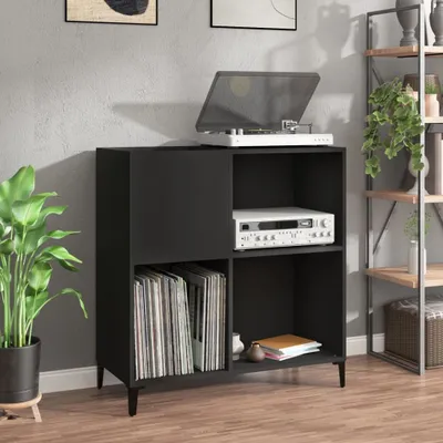 Produktbild von Cloris DesignMöbel - Plattenschrank Schwarz 84,5x38x89cm Holzwerkstoff