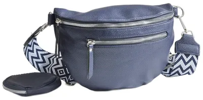 Produktbild von irisaa Umhängetasche Damen Crossbody Bag, 3 in 1 Schultertasche, Bauchtasche mit Reißverschluss und Verstellbarem breitem Gurt, Handtasche für Männer Frauen