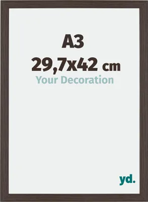 A product image of a picture frame with text indicating its size and branding.