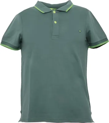 Produktbild von B3482 SHOCKLY kurzärmeliges grünes T-Shirt Herren-Poloshirt