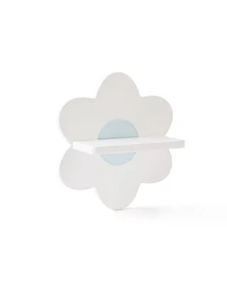 Produktbild von Kids Concept Regalbrett Blume in weiss - 30 x 27 x 12cm