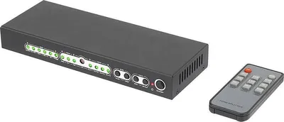 Image de SpeaKa Professional Splitter 4 ports HDMI avec ports audio, avec télécommande 3840 x 2160 pixels noir