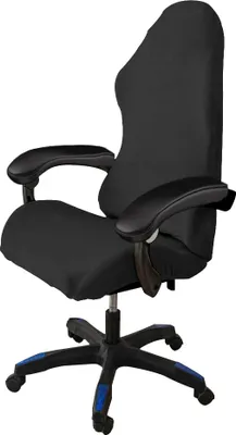 Produktbild von Dicker, Velours Bezug Für Gaming-Stuhl, Schwarz.