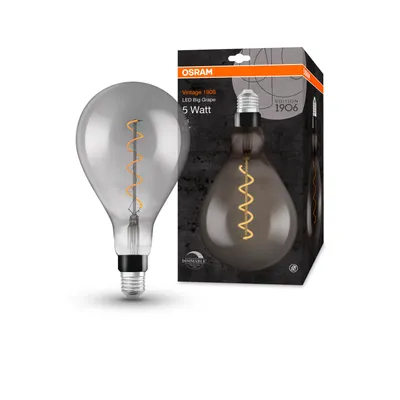 Obrázok produktu pre Led Žiarovka Vintage 1906 Led Dim Cl A160 Smoke16 4W/818 E27 Ledvance