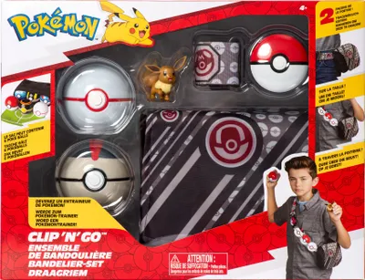 Produktbild von Pokémon Clip n Go - Trainer Set mit Eevee