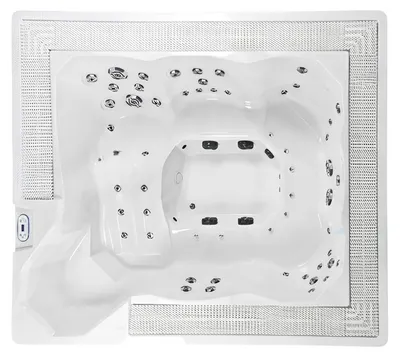 Productafbeelding van Buitenwhirlpool, hydromassagebad, massagebad, hottub, bubbelbad, 257x219 cm