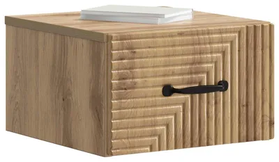 Produktbild von vidaXL Wandmontierter Nachttisch Artisan-Eiche 34,5 x 33 x 20 cm