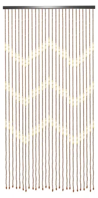 Produktbild von Vorhangvorhang mit Perlen – Holzvorhang, 90 x 175 cm