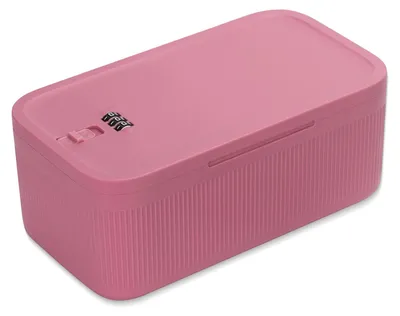 Produktbild von Kleine, abschließbare Aufbewahrungsbox mit Zahlenschloss, tragbarer Safe für Medikamente, Handy, Snacks, Mini-Tresor für Kühlschrank, Büro und Reisen, 23,5 x 12,8 x 9,2 cm