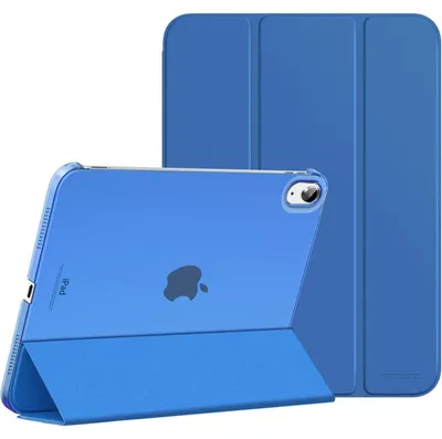 Immagine prodotto di Custodia protettiva per iPad 11ª generazione (2021) e 10ª generazione (2022), colore blu cobalto, trasparente, realizzata in  (PU) e policarbonato