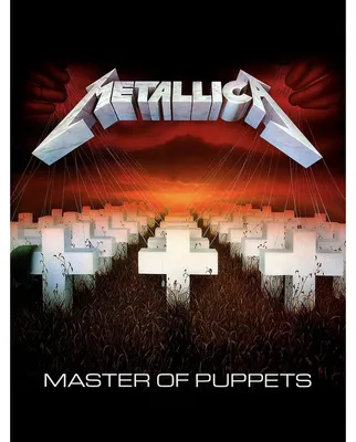 Produktbild von Metallica - "Master Of Puppets" Decke, Langfaseriges Vlies RO15646 (Doppelbett) (Bunt)