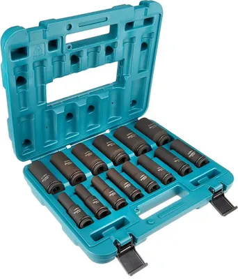 Image de Coffret de 14 douilles Impact Black - MAKITA E-16586