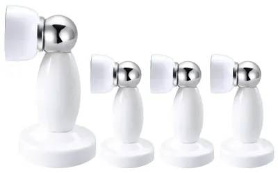 Produktbild von Magnetische Türstopper aus Edelstahl, Set mit 4 Stück