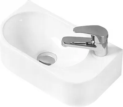Obrázek produktu pro Mexen Viera umyvadlo na desku pravé 40 x 21 cm, Bílá -21274000R