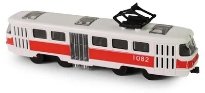 Zdjęcie produktu dla Tramwaj Czerwony 16 cm