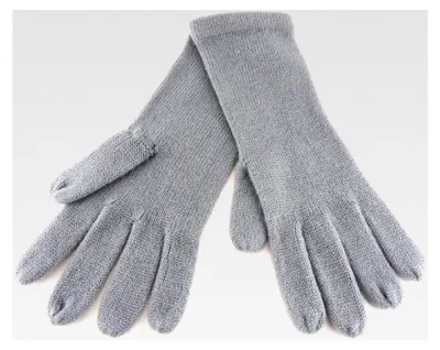 Produktbild von feine Strickhandschuhe in einfarbig Uni - Handschuhe Größe M