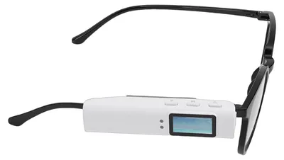 Obrázek produktu pro Brýle s Wi-Fi, sportovní kamera, 2,7K, 30 snímků za sekundu, HD, širokoúhlý objektiv 110°, 0,96palcový displej, FPV s aplikací pro práci, domácí mazlíčky, turistiku, cestování, cyklistiku, bílá