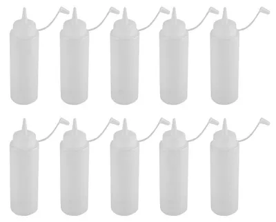 Imagen del producto de Botellas exprimibles para salsas, 240 ml