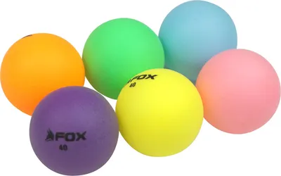 Produktbild von Fox TT - Bunt - Tischtennis-Bälle Set 6er-Pack RD213 (Einheitsgröße) (Bunt)