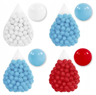 Produktbild von Bälle Für Bällebad 7 cm - 200 Stück - Bunte Babybälle Plastikbälle Baby Spielbälle | TUPPI