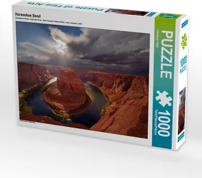 Produktbild von CALVENDO Puzzle Horseshoe Bend | 1000 Teile Lege-Größe 64x48cm Foto-Puzzle für glückliche Stunden