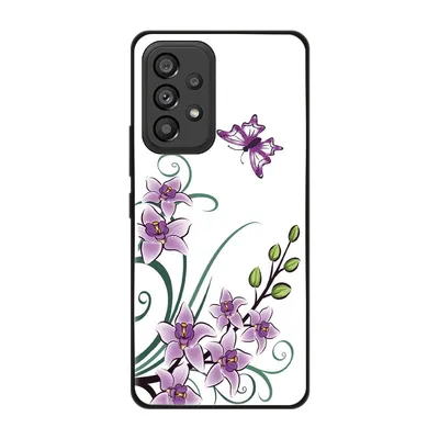 Produktbild von König Design Hülle kompatibel mit Samsung Galaxy A53 5G Kunststoff Soft Handyhülle - Handy Case Lotusblume