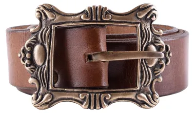 Immagine prodotto di Cintura pirata con fibbia in ottone, vari colori Colori : marrone Colore: marrone