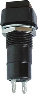 Produktbild von Velleman R1823A/B/125, Drucktasten-Schalter, Schwarz, 125 V, 3 A, 1 Stück(e)