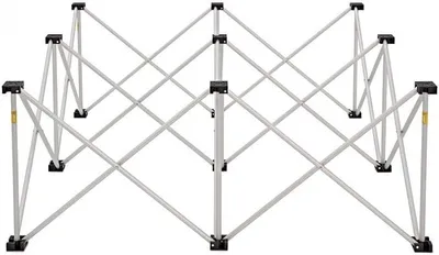 Produktbild von Tragbare Bühnenplattform, Podestelemente, Aluminium, 1 m x 1 m, Höhe 40 cm