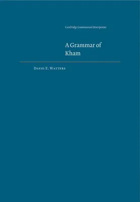 Produktbild von A Grammar of Kham