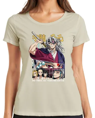 Immagine prodotto di Maglietta da donna Kimetsu no Yaiba Tengen Uzui Sound Hashira, Colore naturale, Taglia S