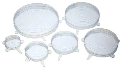 Obrázok produktu pre Silikónové nádoby na pokrmy do chladničky, 6 ks