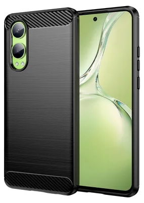 Immagine prodotto di Per OnePlus Nord CE4 Lite Carbon Design Texture TPU Custodia per cellulare Cover Nero