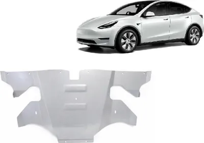 Immagine prodotto di Protezione posteriore in alluminio per motore elettrico – Tesla Model Y