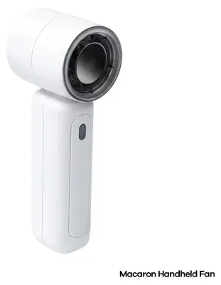 Produktbild von Zimilo Tragbarer Mini-Handventilator mit Turbo-Luftstrom, 2000mAh Akku, ergonomisches Design, leicht und kompakt, für Sommer unterwegs, Weiß