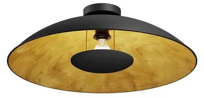 Zdjęcie produktu dla Lampa sufitowa Lindby Emilienne, czarny/złoty, metal, Ø 60 cm