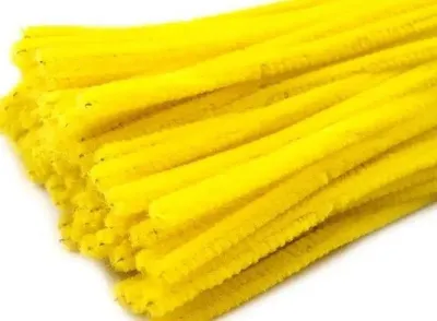 Produktbild von Basteldraht Set, gelb, 30 cm Länge, 40 Stück