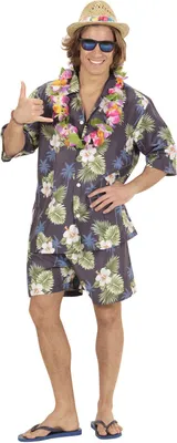 Produktbild von Hawaiihemd Touri Kostüm mit Hose M/L