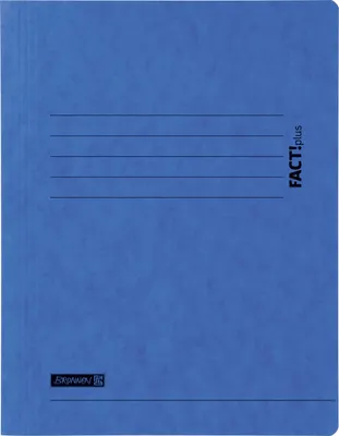 Produktbild von BRUNNEN Sammelmappe A4 FACT! blau Gummizug 102015430